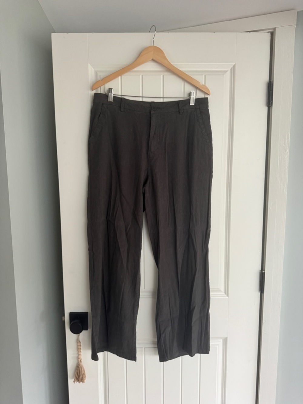 Kut from the Kloth Dark Gray Wide Leg Pants